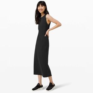 Lululemon All Aligned Midi Dress Size 2 Black